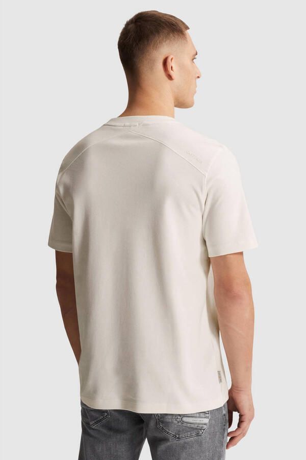 CAST IRON Heren Polo's & T-shirts Regular Fit Interlock Gebroken Wit - Foto 7