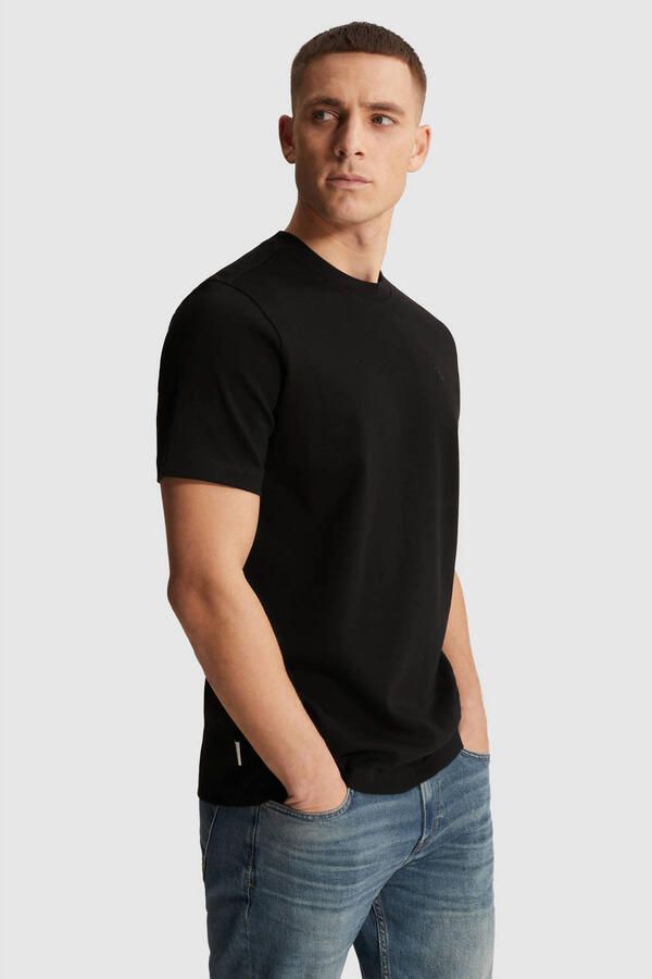 Cast Iron regular T-shirt zwart