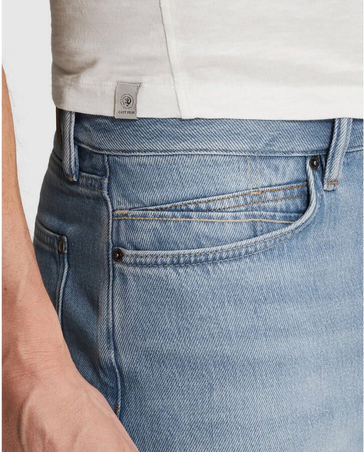 Cast Iron relaxed short light blue denim - Foto 3