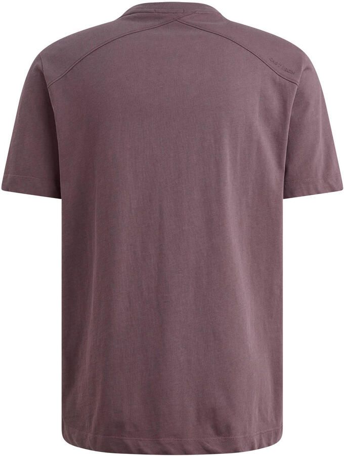 Cast Iron relaxed T-shirt donkerpaars - Foto 3