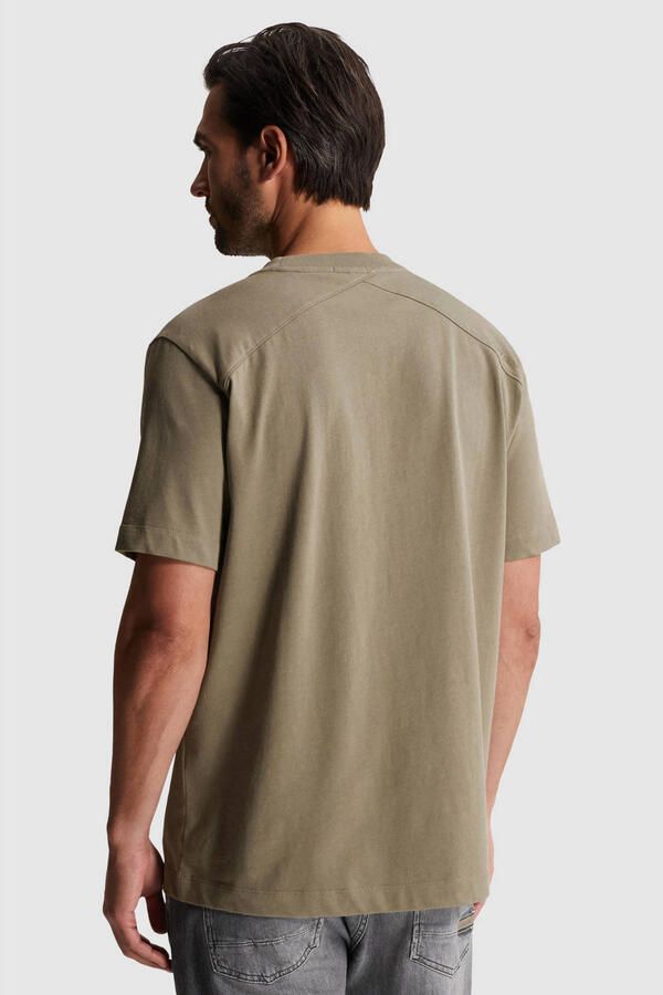 Cast Iron relaxed T-shirt groen - Foto 3