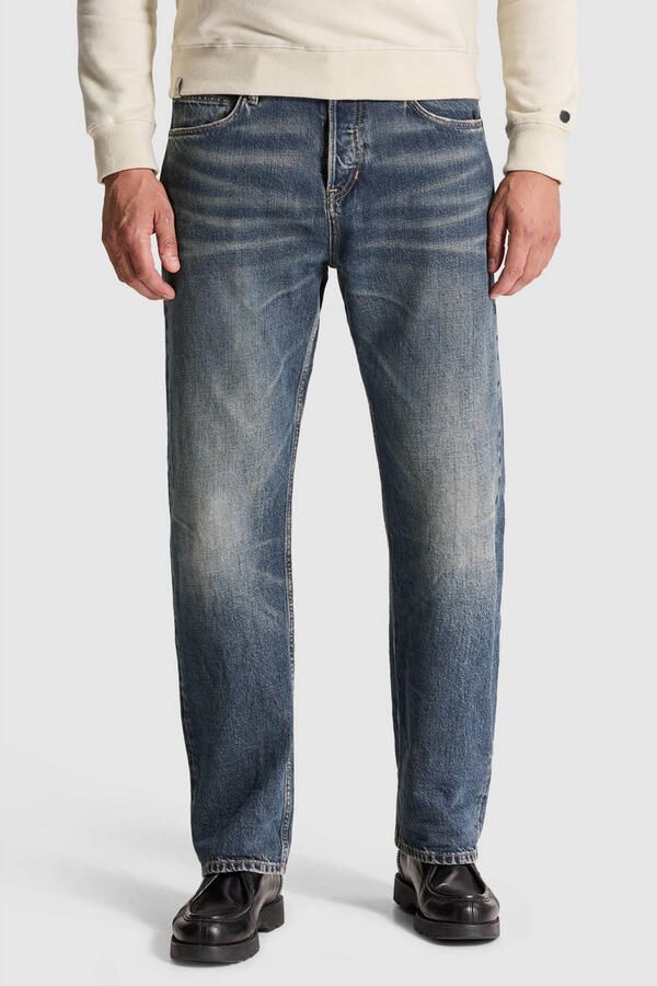 Cast Iron REVSON loose fit jeans donkerblauw