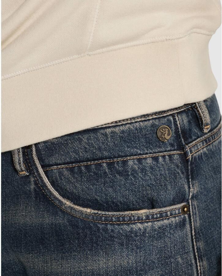Cast Iron REVSON loose fit jeans donkerblauw - Foto 2