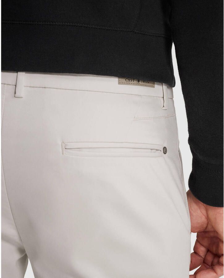 CAST IRON Heren Broeken Riser Chino Slim Ecru - Foto 6