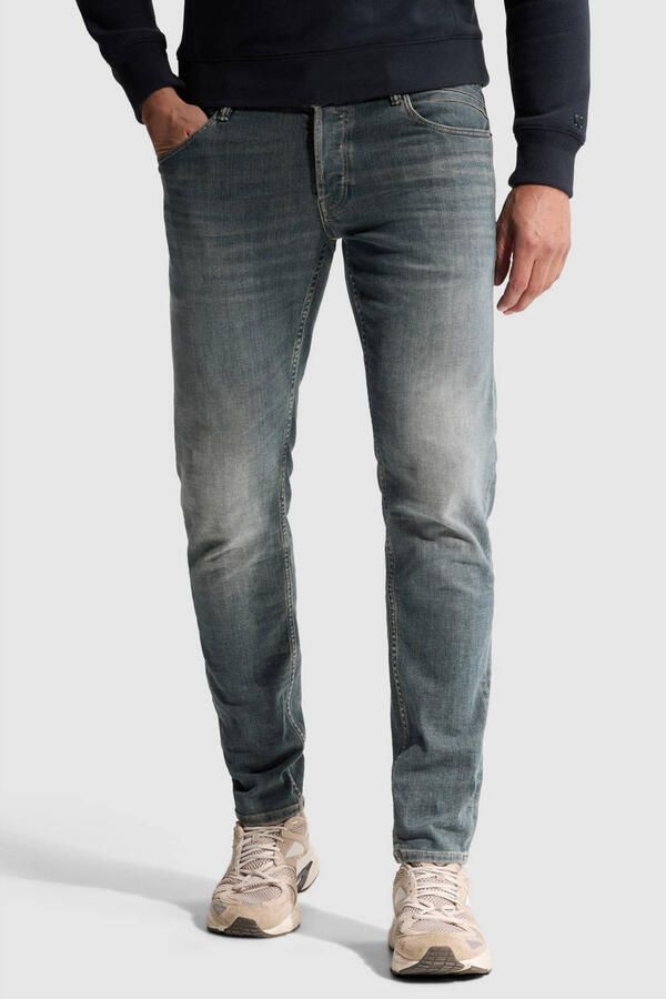 Cast Iron SHIFTBACK tapered regular fit jeans groen