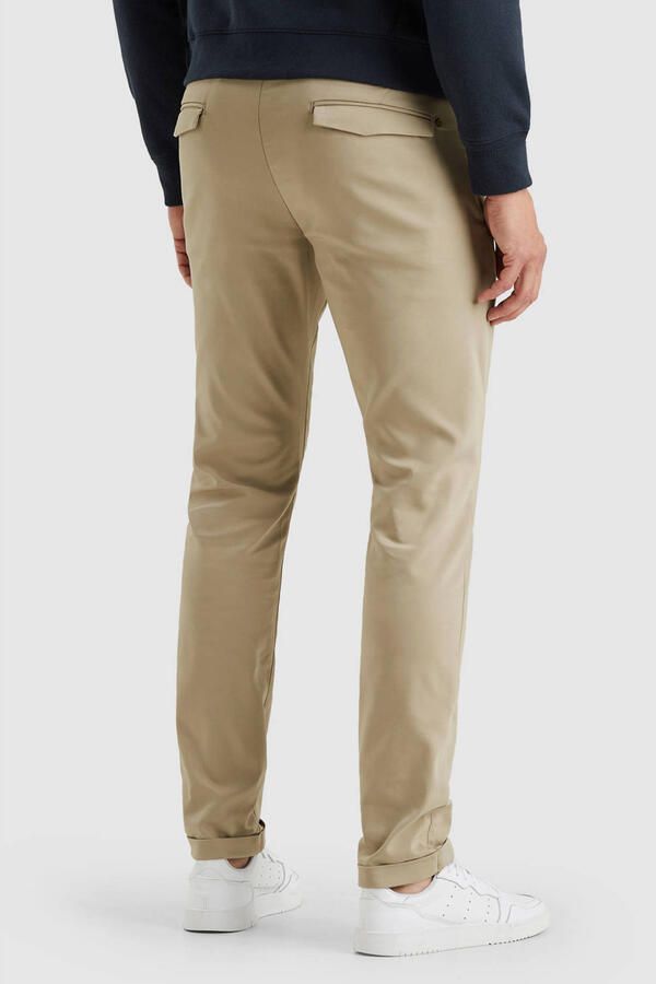 Cast Iron Chino Broek Riser Chino Beige