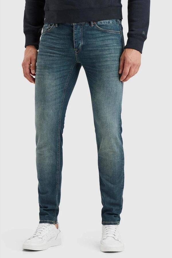CAST IRON Heren Jeans Riser Slim Worn-in Blue Denim Blauw - Foto 5