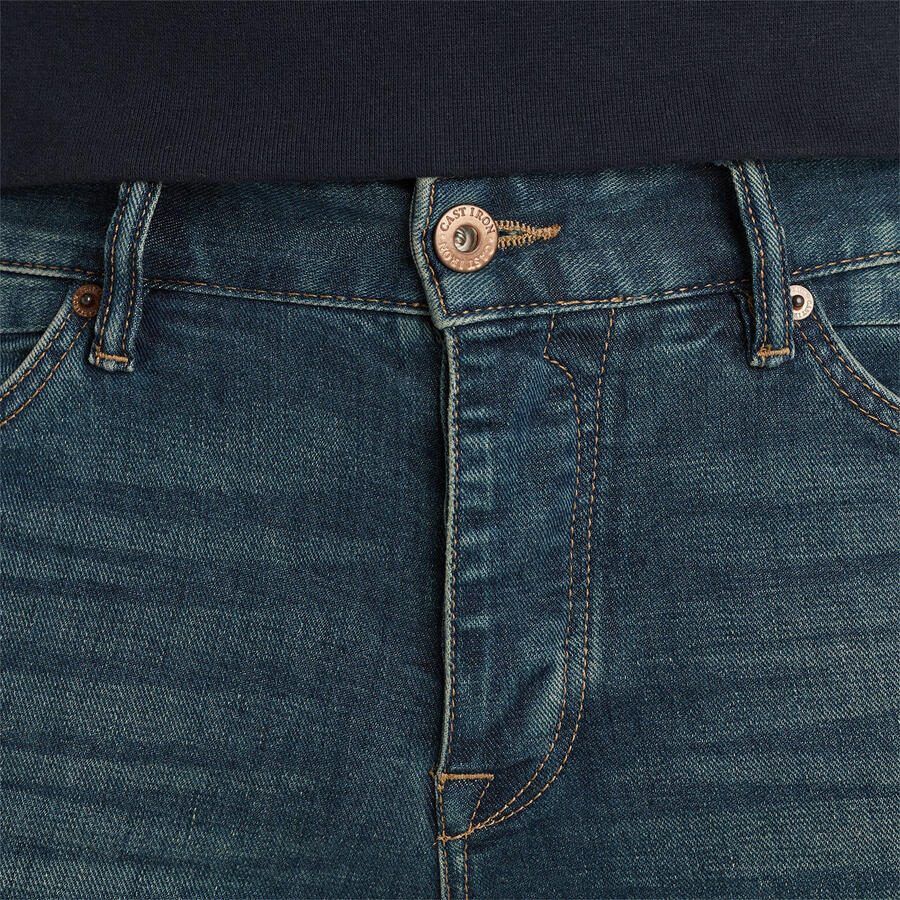 CAST IRON Heren Jeans Riser Slim Worn-in Blue Denim Blauw - Foto 6