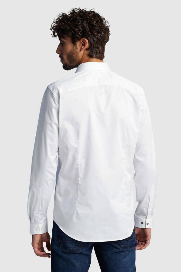 Cast Iron Overhemd korte mouw White Heren