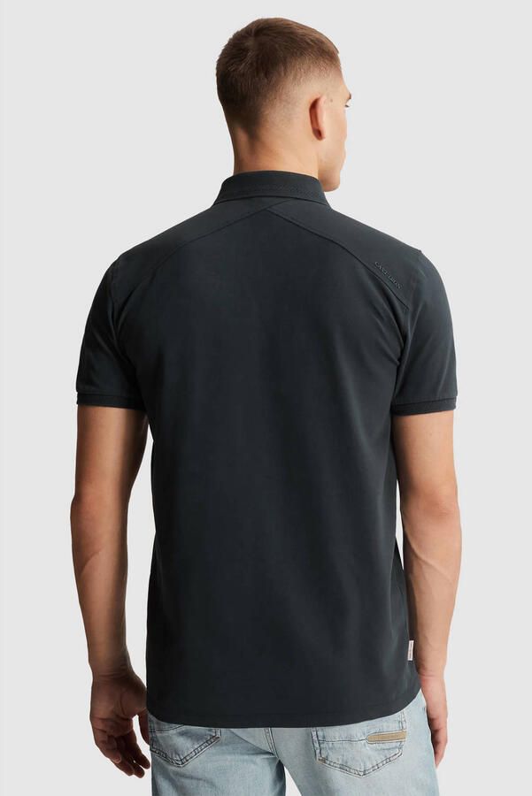 Cast Iron slim polo donkerblauw - Foto 2