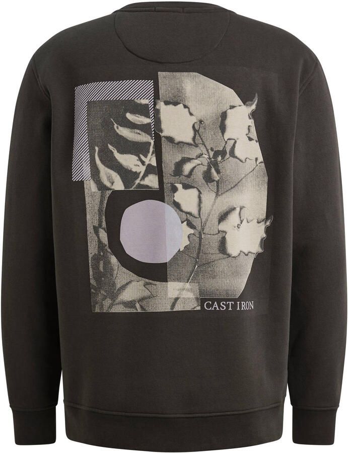CAST IRON Heren Truien & Vesten Relaxed Fit Graphic Donkergrijs - Foto 6