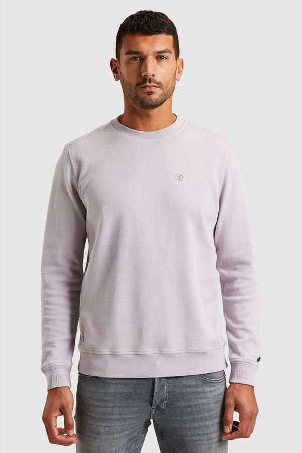 CAST IRON Heren Truien & Vesten Long Sleeve R-neck Regular Fit Twill Lila - Foto 6