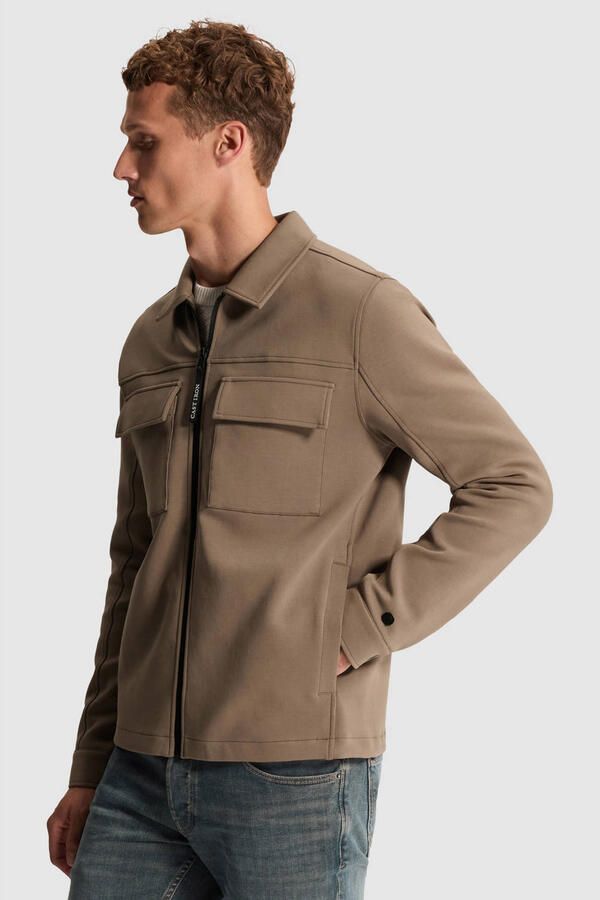 Cast Iron Blazer Overshirt Interlock Walnut - Foto 3