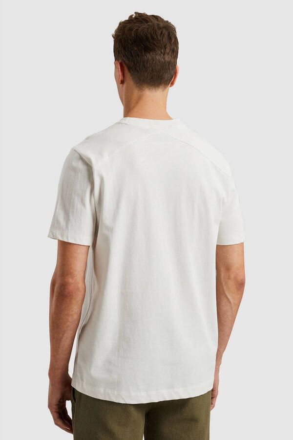 CAST IRON Heren Polo's & T-shirts Regular Fit Single Jersey Ca Wit - Foto 2