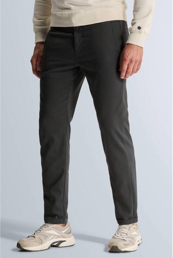 CAST IRON Heren Broeken Cylas Tapered Chino Megda Power Donkerblauw - Foto 5