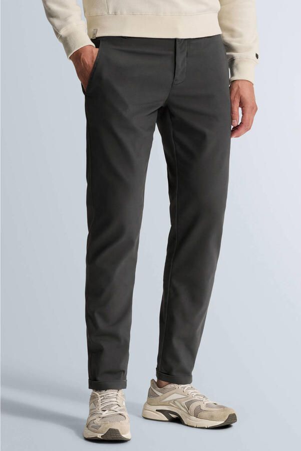 CAST IRON Heren Broeken Cylas Tapered Chino Megda Power Donkerblauw - Foto 6