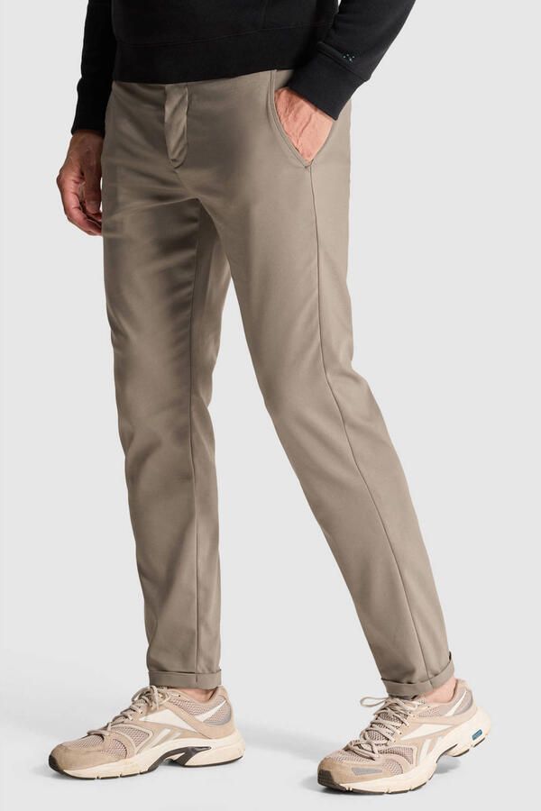 CAST IRON Heren Broeken Cylas Tapered Chino Megda Power Zand - Foto 7
