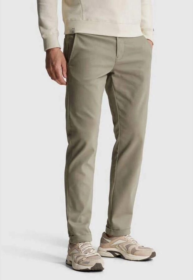 Cast Iron tapered chino vetiver