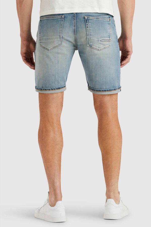 Cast Iron tapered denim short lichtblauw - Foto 2