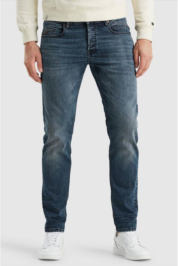 Cast Iron tapered fit jeans Shiftback strong blue overdye - Foto 2