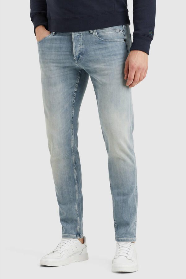 CAST IRON Heren Jeans Shiftback Tapered Faded Green Tone Blauw - Foto 6