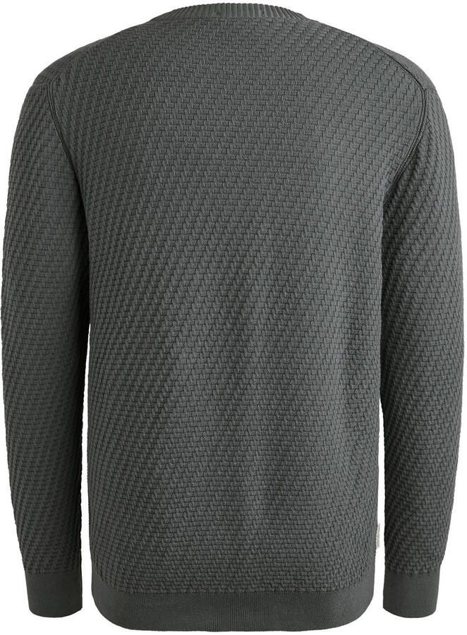 CAST IRON Heren Truien & Vesten Regular Fit Cotton Stretch Structure Grijs - Foto 5