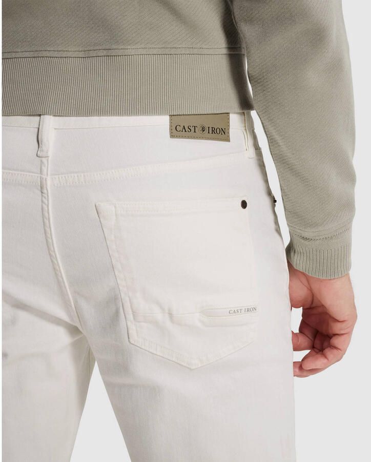 CAST IRON Heren Jeans Valver Regular Gebroken Wit - Foto 7
