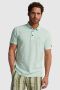 CAST IRON Heren Polo's & T-shirts Short Sleeve Polo Cotton Popcorn Blauw - Thumbnail 2