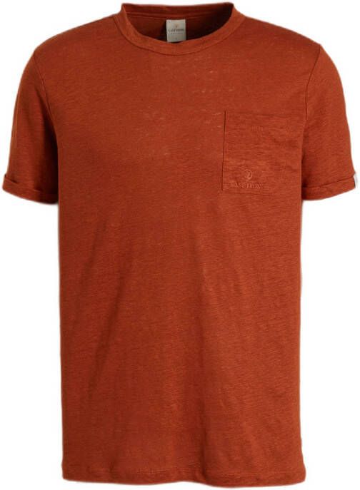 Cast Iron regular fit T-shirt oranje