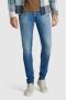 Cast Iron Blauwe Slim Fit Jeans Riser Slim Bright Blue WAsh - Thumbnail 2