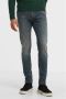 Cast Iron Blauwe Slim Fit Jeans Riser Slim Aged Dark WAsh - Thumbnail 2