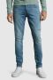 Cast Iron Blauwe Slim Fit Jeans Riser Slim Soft Summer Vintage - Thumbnail 9