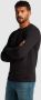 Cast Iron Heather Plated Crewneck Pullover Black Heren - Thumbnail 1