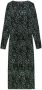 Catwalk Junkie gebloemde semi-transparante mesh jurk Mary donkergroen zwart - Thumbnail 1