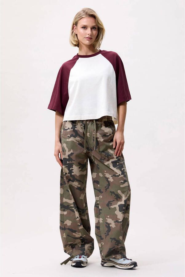 Catwalk Junkie barrel camouflage broek groen - Foto 3