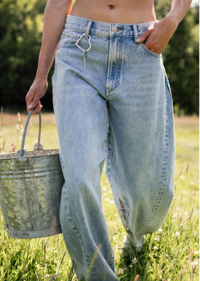 CATWALK JUNKIE Dames Jeans Super Barrel Fit Jeans Lichtblauw - Foto 6