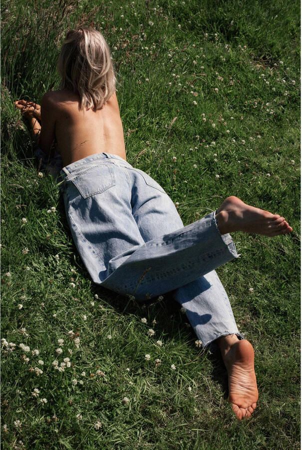 CATWALK JUNKIE Dames Jeans Super Barrel Fit Jeans Lichtblauw - Foto 7