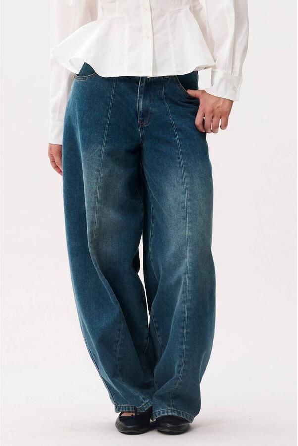 Catwalk Junkie barrel jeans medium blue denim