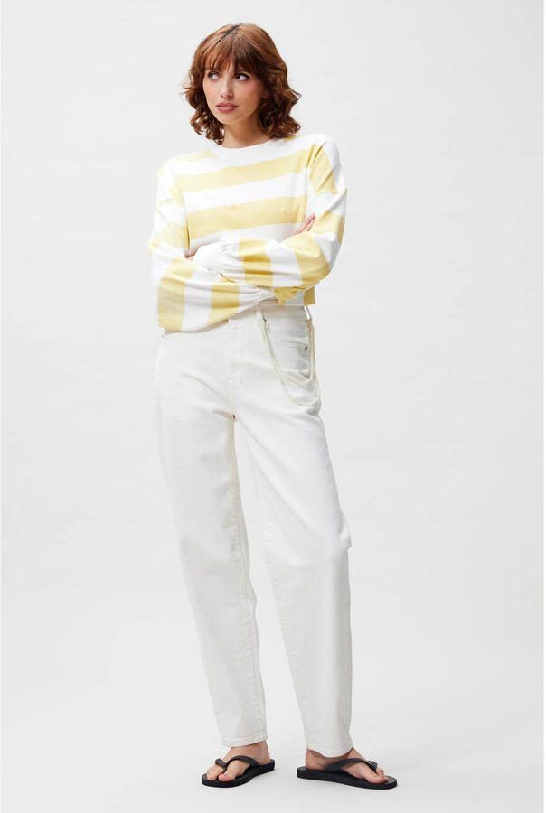 Catwalk Junkie barrel jeans wit - Foto 2