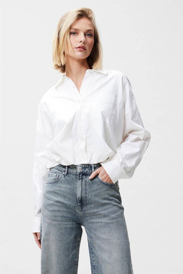 CATWALK JUNKIE Dames Blouses Tuck In Blouse Wit - Foto 7