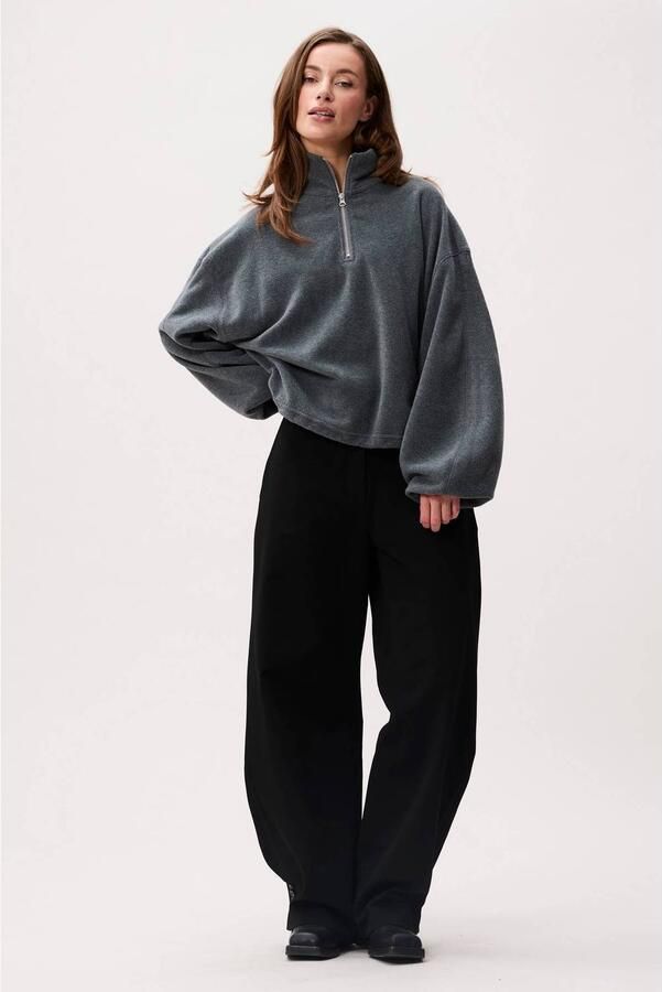 Catwalk Junkie cropped trui grijs - Foto 3
