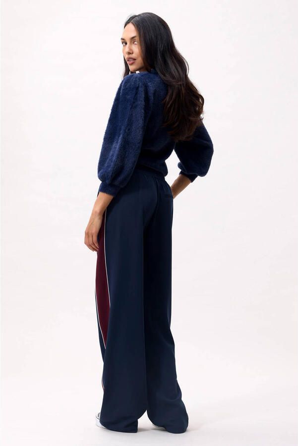 CATWALK JUNKIE Dames Truien & Vesten Fuzzy Puff Sleeve Knit Donkerblauw - Foto 7