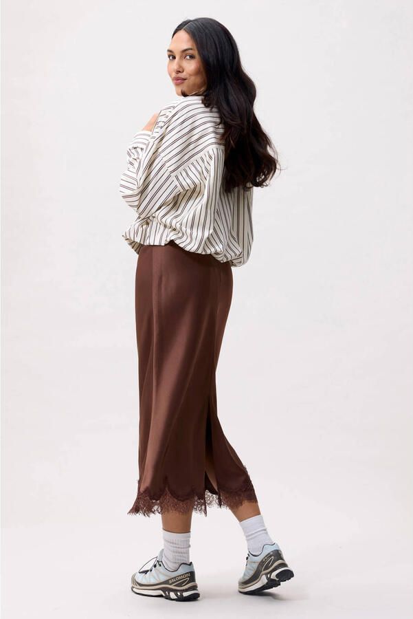 Catwalk Junkie gestreepte blouse crème - Foto 3