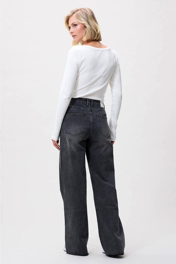 CATWALK JUNKIE Dames Jeans Loose Fit Jeans Antraciet - Foto 6