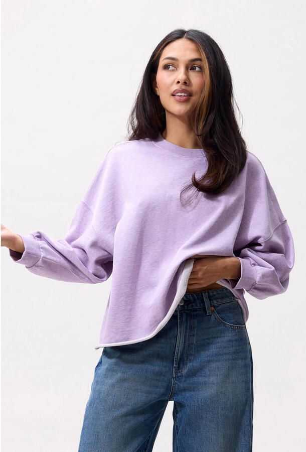 Catwalk Junkie katoenen sweater lila