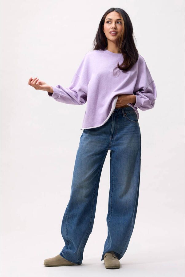 Catwalk Junkie katoenen sweater lila - Foto 3