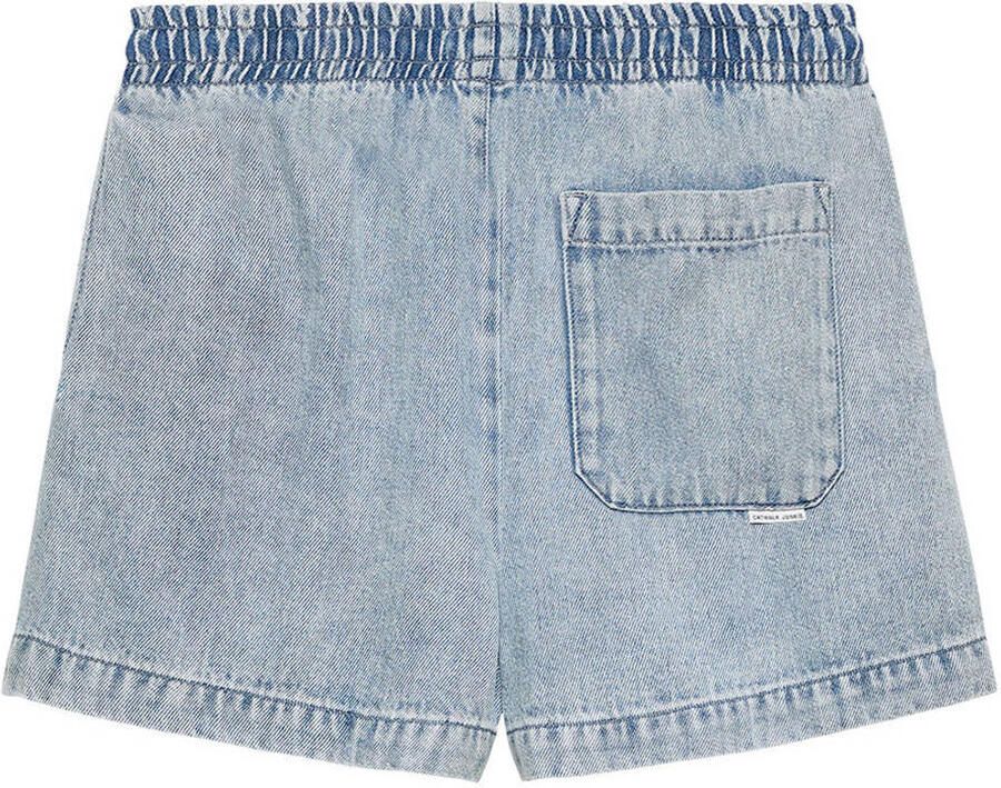 Catwalk Junkie loose denim short lichtblauw - Foto 2