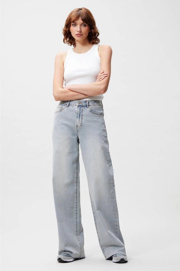 Catwalk Junkie Wijde Losse Blauwe Jeans Blue Dames - Foto 7