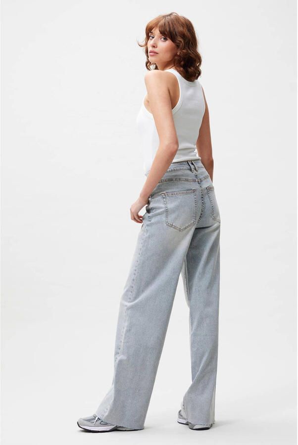 Catwalk Junkie Wijde Losse Blauwe Jeans Blue Dames - Foto 6
