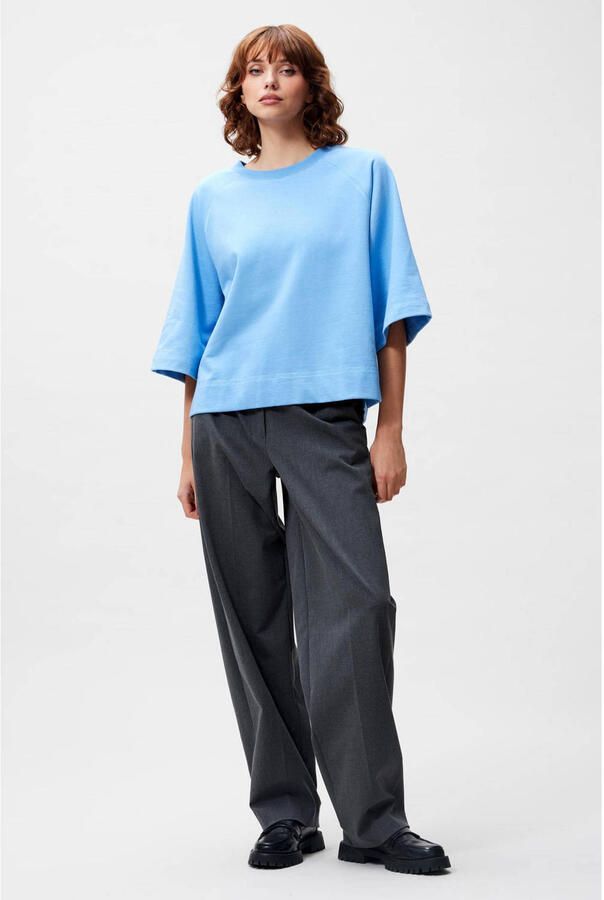 CATWALK JUNKIE Dames Truien & Vesten Short Sleeve Sweater Lichtblauw - Foto 6